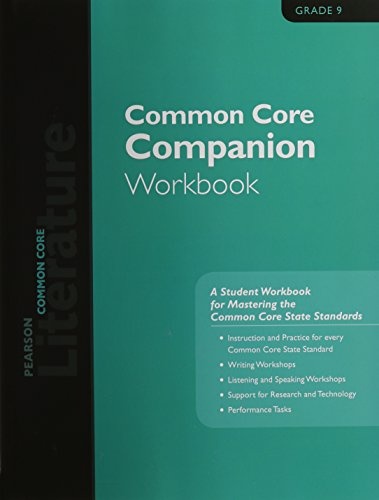 PN LITERATURE 2015 COMMON CORE COMPANION WORKBOOK GRADE 09