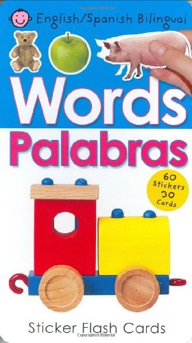 Bilingual Sticker Flash Cards Words (Spanish Edition)