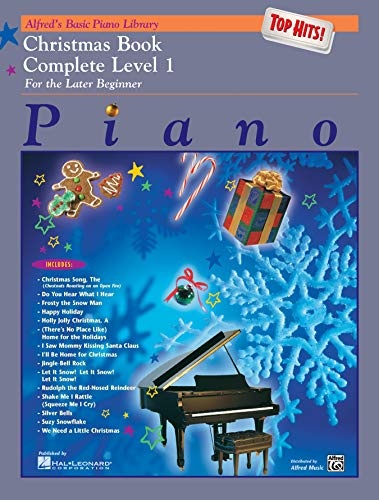 Alfred's Basic Piano Library Top Hits! Christmas Complete, Bk 1: For the Later Beginner