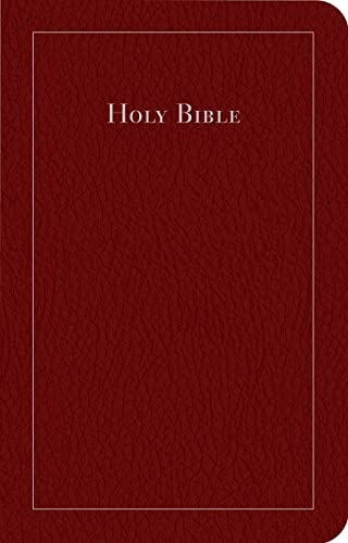 Ceb Common English Bible Thinline, Bonded Leather Burgundy