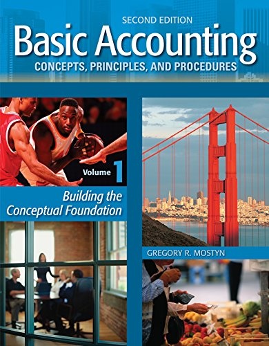 Basic Accounting Concepts, Principles, and Procedures, 2ed. Volume 1