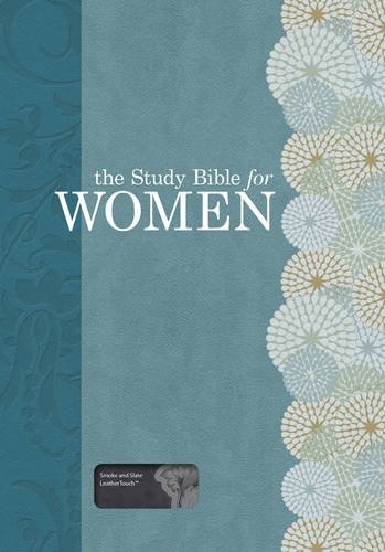 The Study Bible for Women, Smoke/Slate Leathertouch