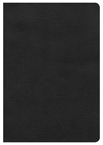 KJV Super Giant Print Reference Bible, Black LeatherTouch, Indexed