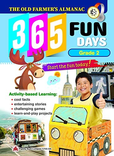 The Old Farmer's Almanac 365 Fun Days : Grade 2 - Activity Workbook For Second Grade Students â Daily Activity Book, Coloring Book, Educational ... Developing Learning Skills (365 Fun Days, 4)