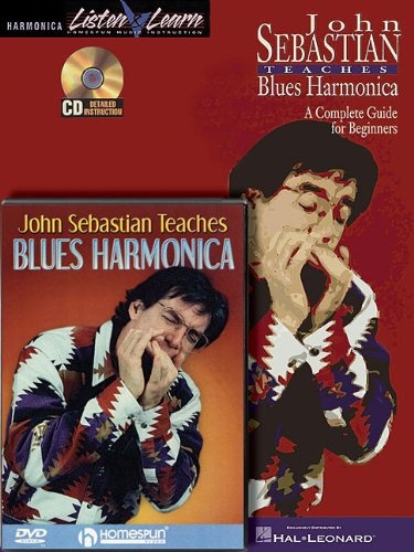 John Sebastian - Harmonica Bundle Pack: John Sebastian Teaches Blues Harmonica (Book/CD) with John Sebastian Teaches Blues Harmonica (DVD) (Harmonica Listen & Learn)