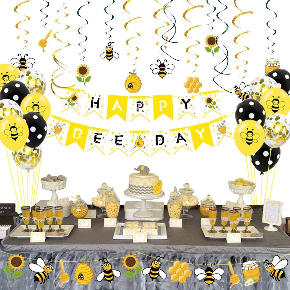 Bee Birthday Party Decorations  Bee Theme Birthday Decorations