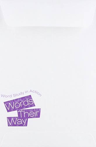WORDS THEIR WAY: WORD STUDY IN ACTION DEVELOPMENTAL MODEL REVISED NOTE ENVELOPES 10-PACK COPYRIGHT 2012