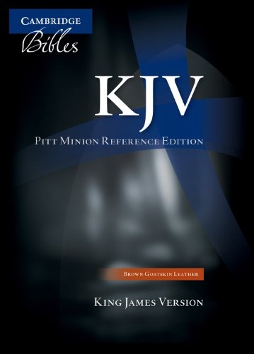 KJV Pitt Minion Reference Bible, Black Goatskin Leather, Red-letter Text, KJ446:XR