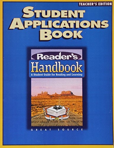 Student Applications Book, Teacher's Edition (Reader's Handbook) (Great Source Reader's Handbooks)