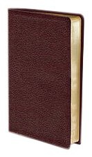 NIV, Thinline Bible, Compact, Bonded Leather, Burgundy, Red Letter Edition