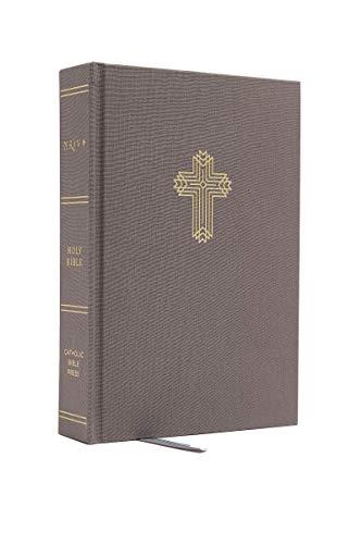 NRSV, Catholic Bible, Journal Edition, Cloth Over Board, Gray, Comfort Print