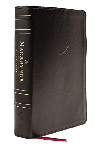 NASB, MacArthur Study Bible, 2nd Edition, Leathersoft, Black, Comfort Print: Unleashing God's Truth One Verse at a Time