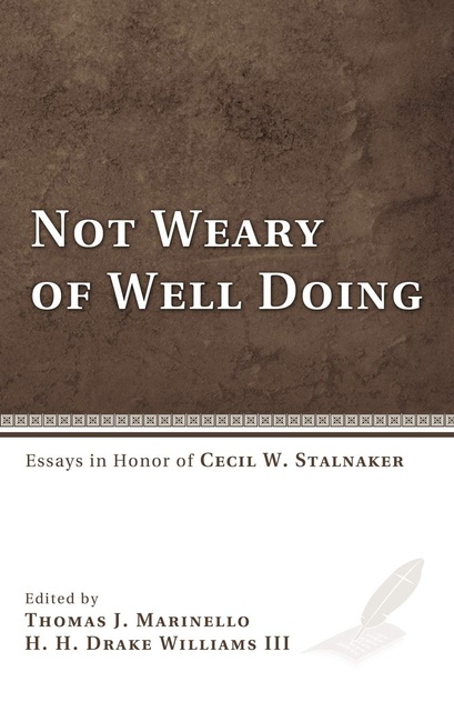 Not Weary of Well Doing