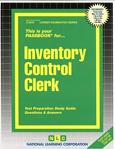 Inventory Control Clerk (Career Examination Series)
