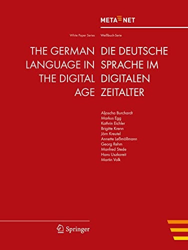 The German Language in the Digital Age (White Paper Series) (English and German Edition)