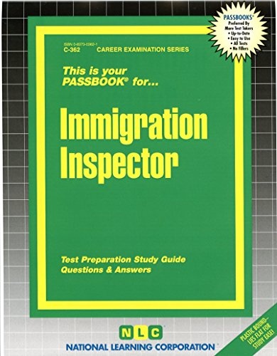 Immigration Inspector: Passbooks Study Guide