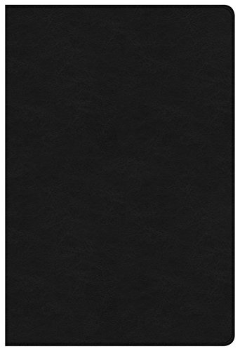 NKJV Large Print Ultrathin Reference Bible, Premium Black Genuine Leather, Indexed