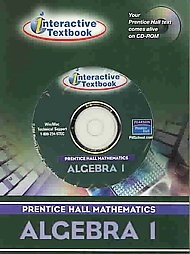 PRENTICE HALL MATH ALGEBRA 1 ITEXT CD-ROM 2004 C