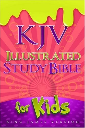 KJV Illustrated Study Bible for Kids, Pink LeatherTouch