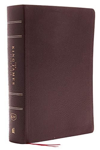 The King James Study Bible, Bonded Leather, Burgundy