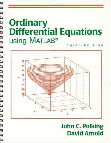 Ordinary Differential Equations Using MATLAB