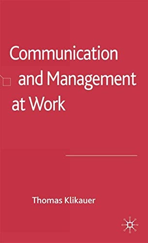 Communication and Management at Work