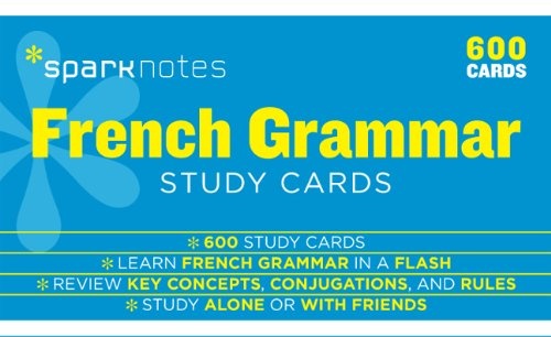 French Grammar SparkNotes Study Cards (Volume 8)