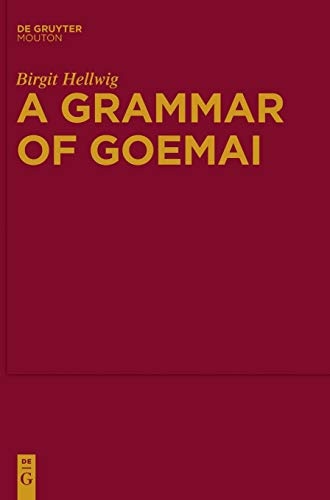 A Grammar of Goemai (Mouton Grammar Library [Mgl])