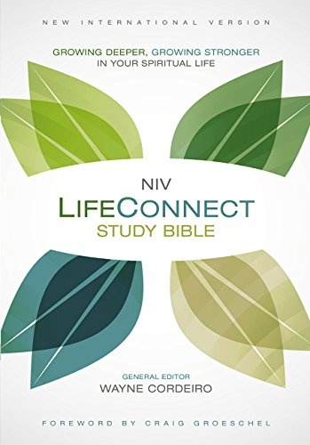 NIV, LifeConnect Study Bible, Hardcover, Red Letter Edition: Growing Deeper, Growing Stronger in Your Spiritual Life