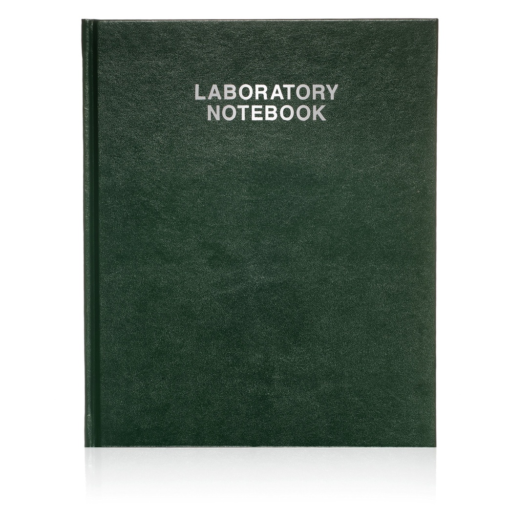 Scientific Notebook Company, Laboratory Notebook, 192 Pages 3001HC Green Hard Cover