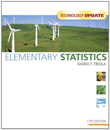 Elementary Statistics Technology Update 11th Ed + Mystatlab including StatCrunch