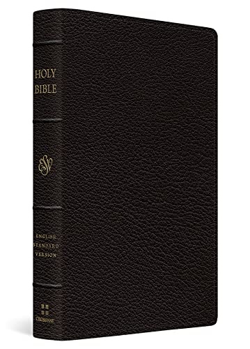 ESV Preaching Bible, Verse-By-Verse Edition (Goatskin, Black)