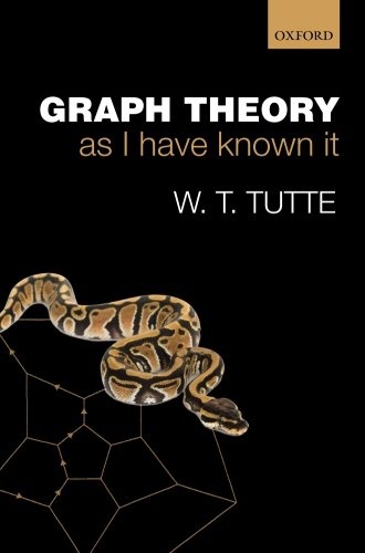 Graph Theory As I Have Known It (Oxford Lecture Series in Mathematics and Its Applications)