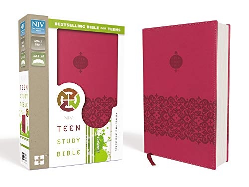 NIV, Teen Study Bible, Compact, Leathersoft, Pink