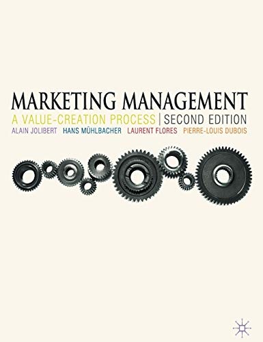 Marketing Management: A Value-Creation Process