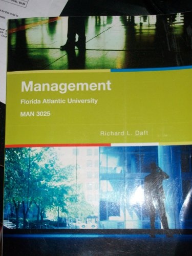 Management MAN 3025 Florida Atlantic University