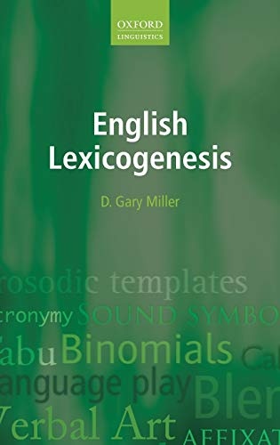 English Lexicogenesis (Oxford Linguistics)