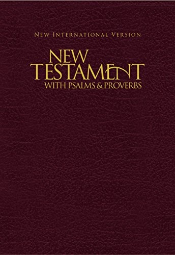 NIV Pocket New Testament with Psalms and Proverbs - Burgundy