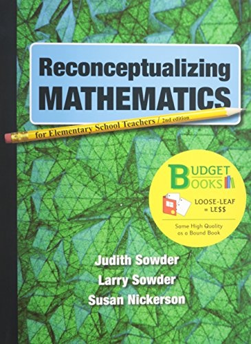 Loose-leaf Version for Reconceptualizing Mathematics
