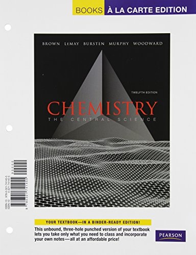 Books A la Carte for Chemistry: The Central Science (12th Edition)