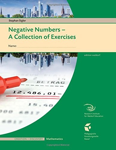 Negative Numbers: A Collections of Exercises for Students