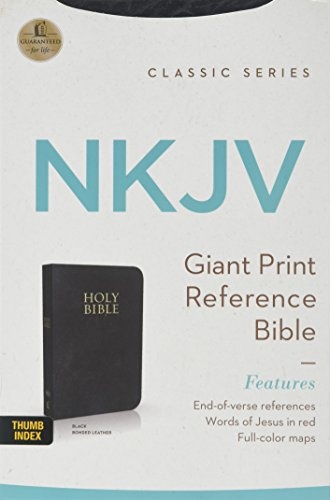 NKJV PS GP Eov Ref Bible, Bonded Leather Black Indexed
