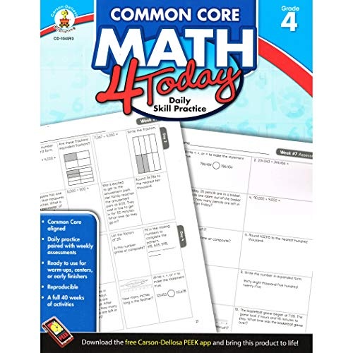 Common Core Math 4 Today, Grade 4 (Common Core 4 Today)