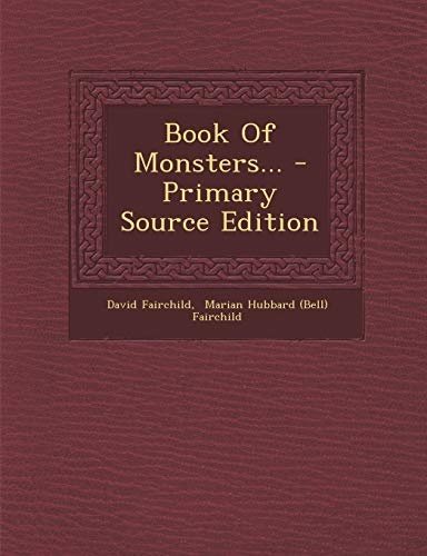 Book Of Monsters... (Japanese Edition)