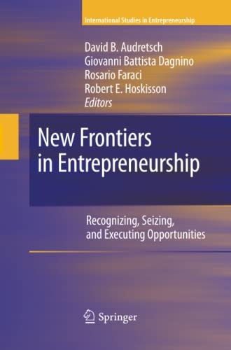 New Frontiers in Entrepreneurship