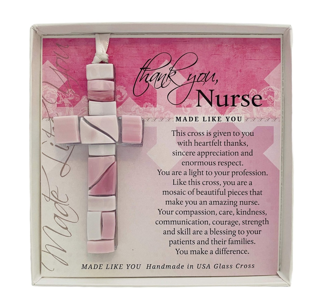 Thank You Gift for Nurse - Cross with Thank You Message- Nurses Appreciation Week Gift/Best Nurse Gift