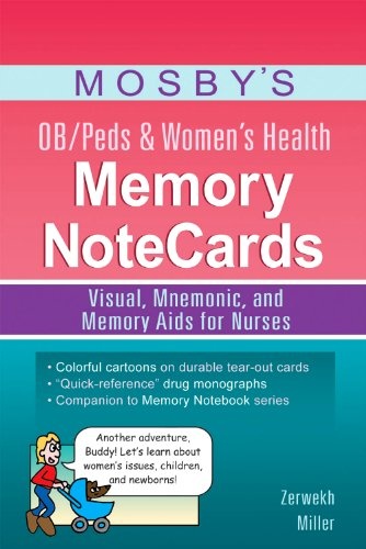 Mosby's OB/peds & Women's Health Memory Notecards