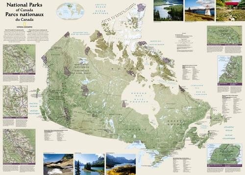 Canada National Parks [Folded and Polybagged] (National Geographic Reference Map)
