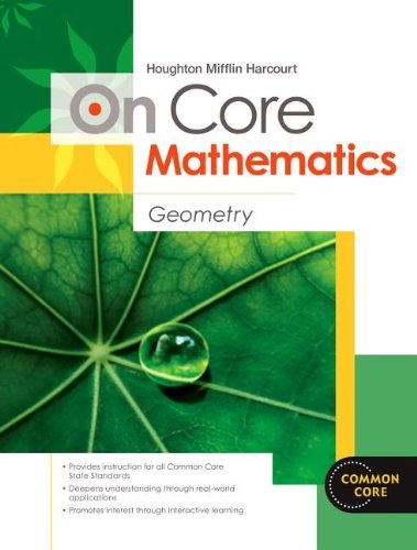 Houghton Mifflin Harcourt On Core Mathematics: Reseller Package Geometry
