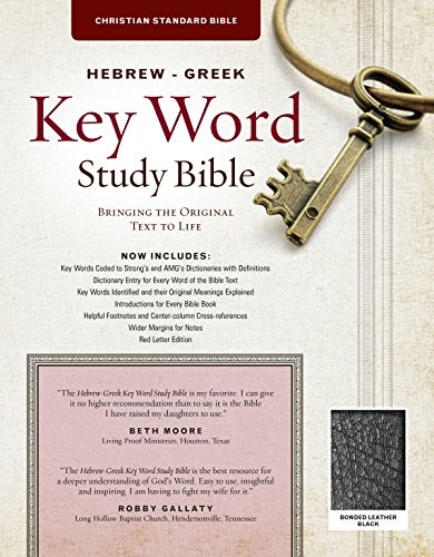 The Hebrew-Greek Key Word Study Bible: CSB Edition, Black Bonded (Key Word Study Bibles)